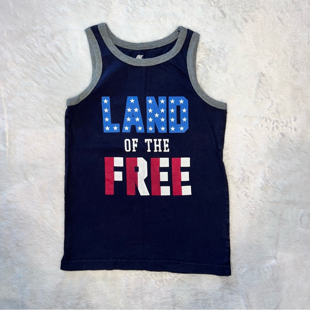 Place Kids Tank Top - Navy, Gray, and Red